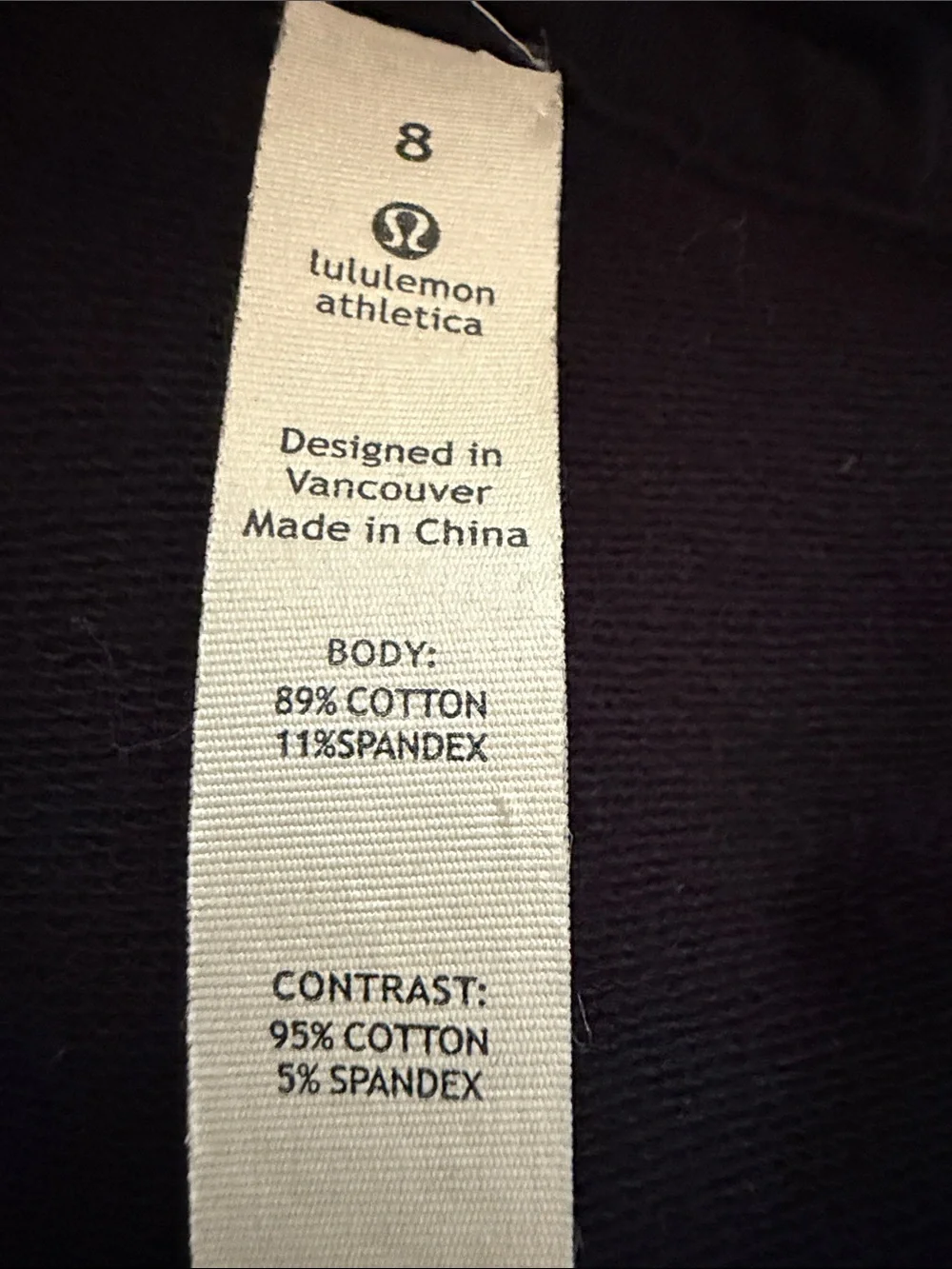 Lululemon Scuba Hoodie Original 2011 Release Black Sweatshirt - Size 8